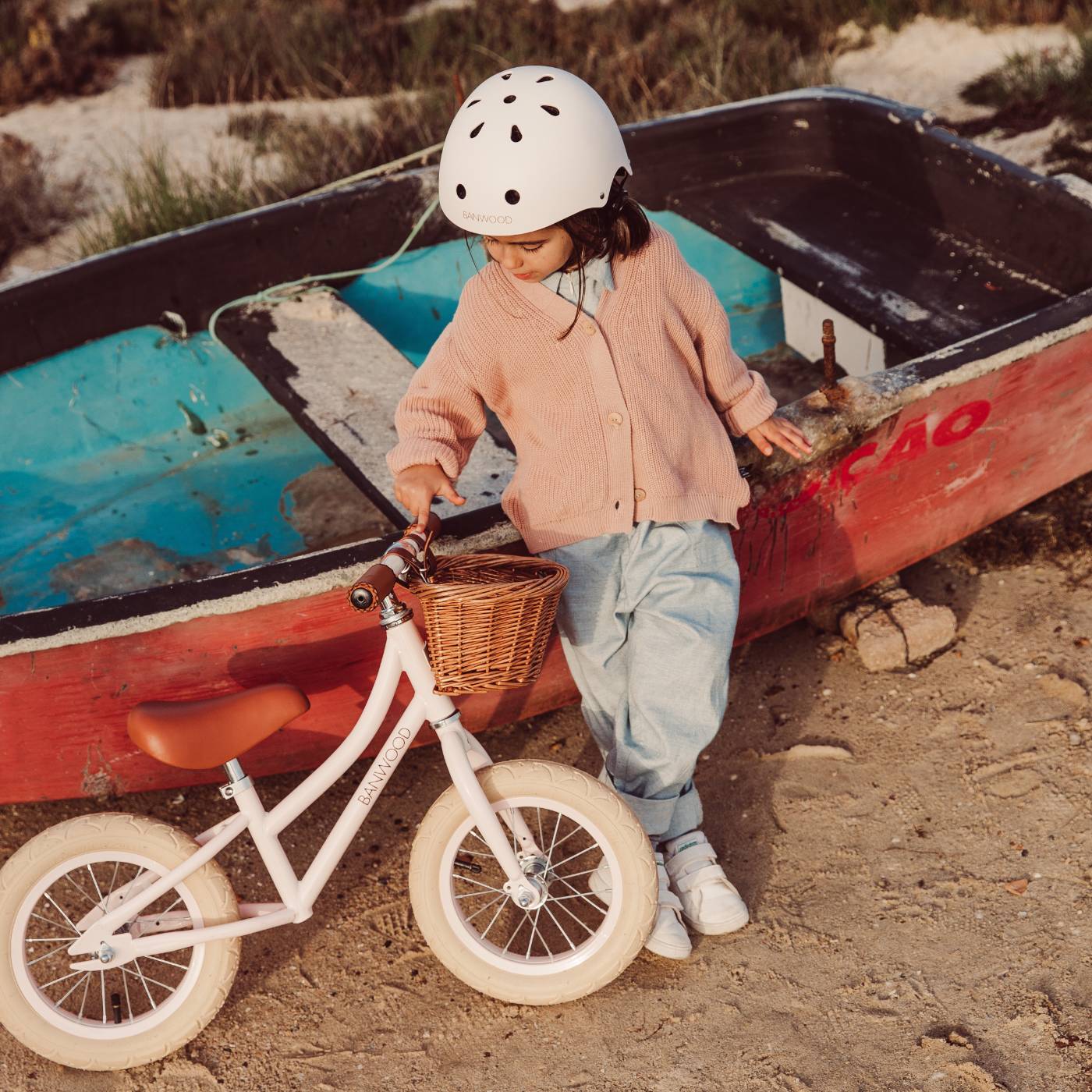 BANWOOD バランスバイク FIRST GO VINTAGE - PINK