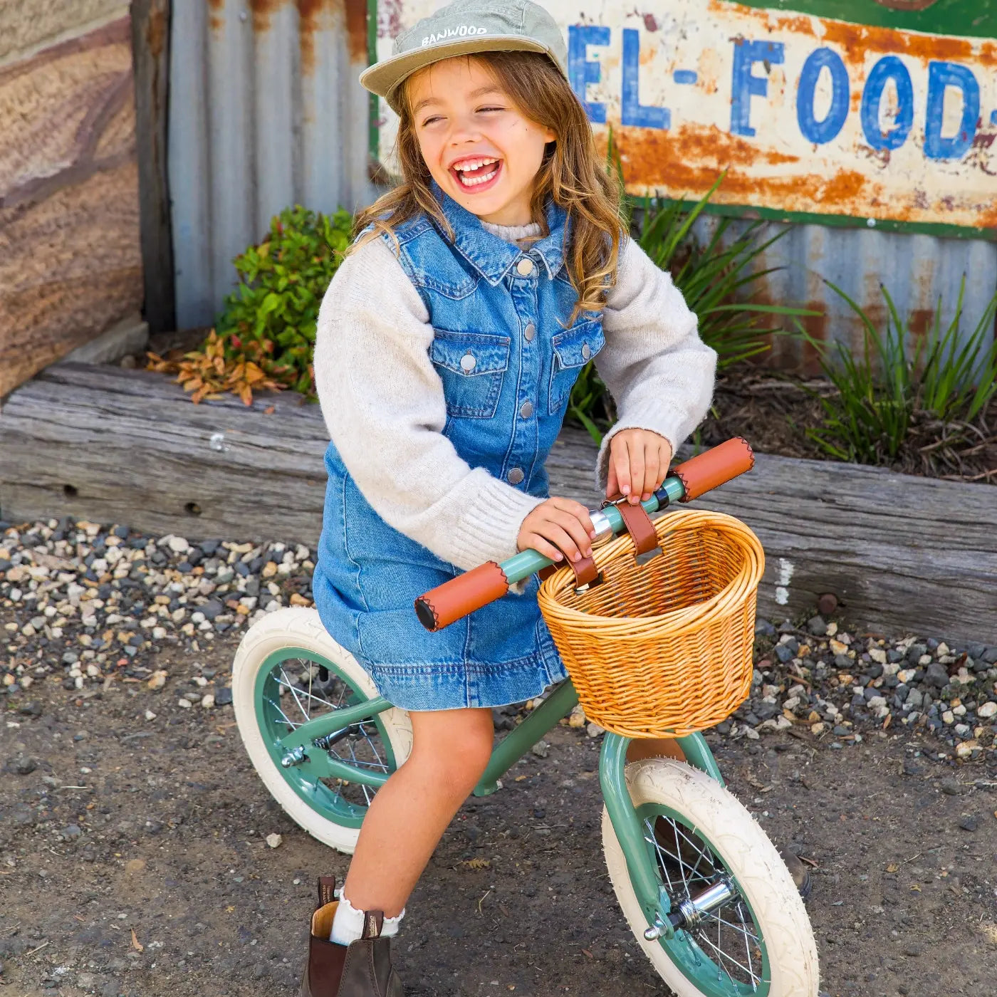 BANWOOD バランスバイク FIRST GO VINTAGE - FOREST