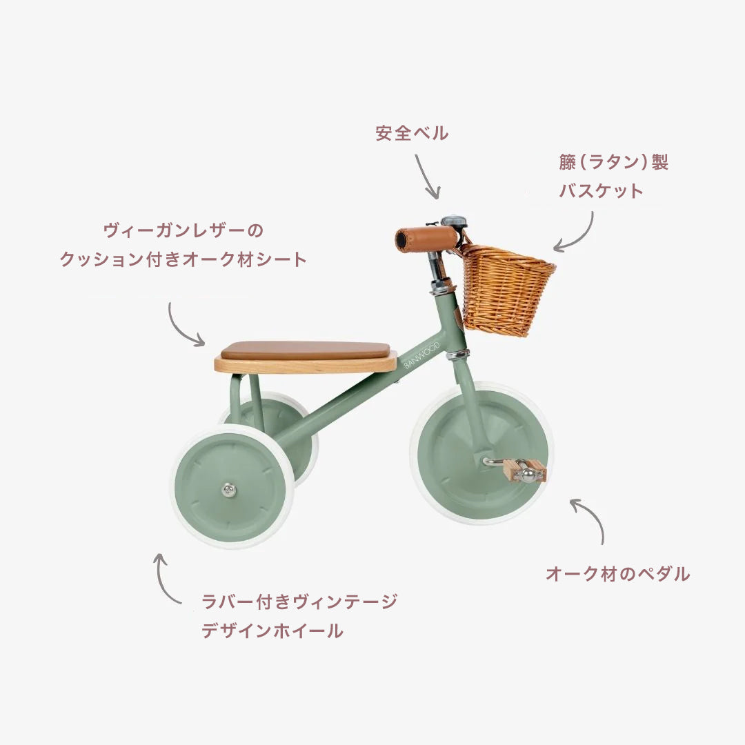 BANWOOD トライク（三輪車）｜北欧デザイン キッズトライク – Banwood